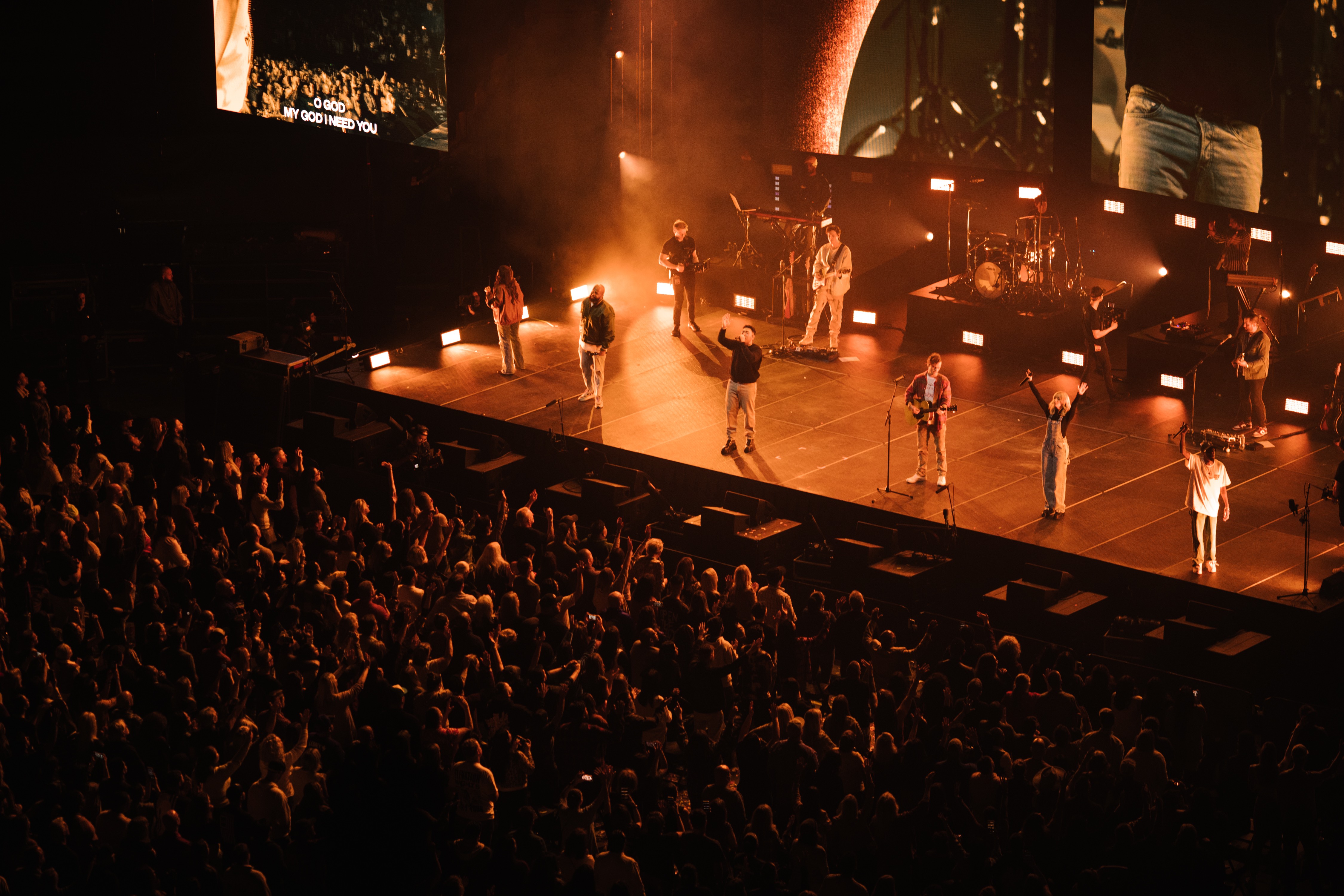 Elevation Worship performing on tour